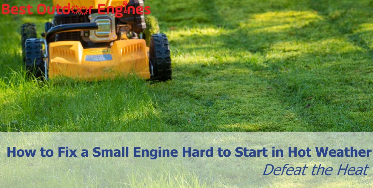 How to Fix Small Engine Hard to Start in Hot Weather: Defeat the Heat How to Fix Small Engine Hard to Start in Hot Weather: Defeat the Heat
